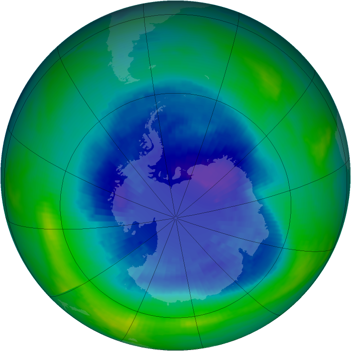 Ozone Map 1987-09-12